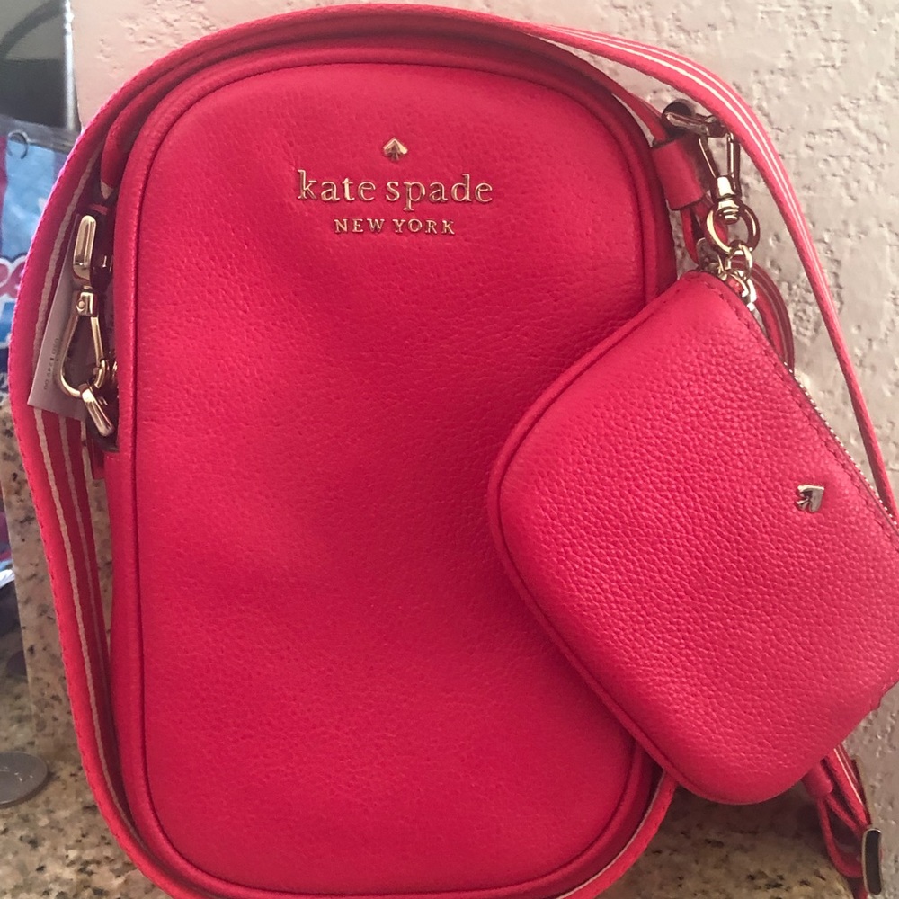Kate Spade Rosie North South Phone Leather Cross Body Bag
